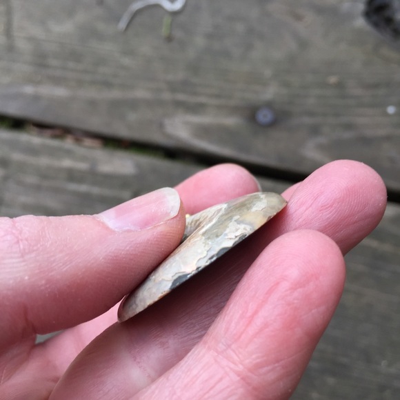 Ammonite Fossil Pendant with Brass Bail NWOT - Picture 6 of 14